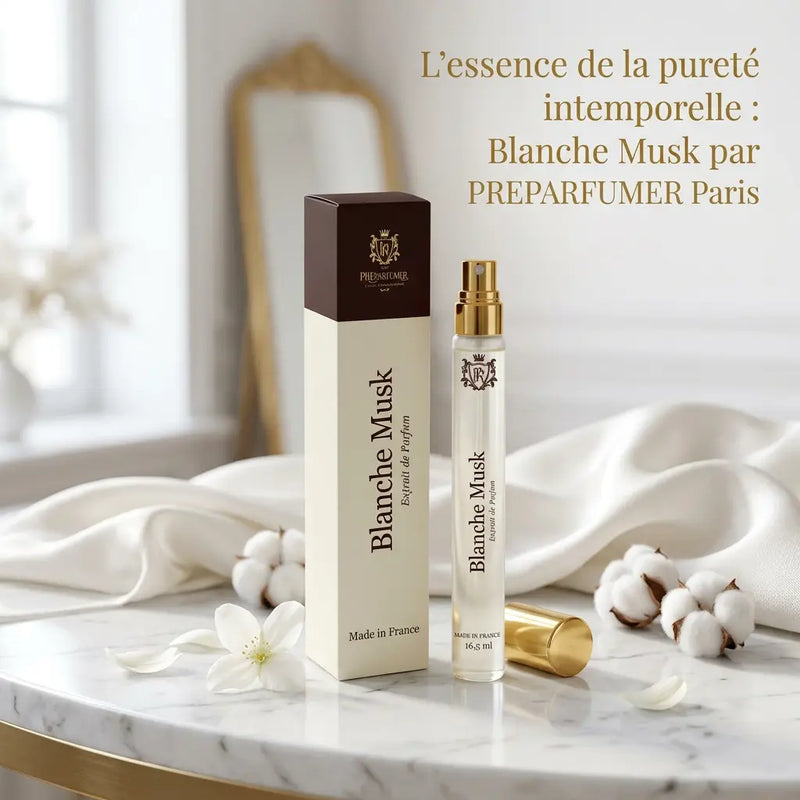 Blanche Musk – Extrait de Parfum 16 ml - Parfum Mixte - Longue Tenue Oltimida