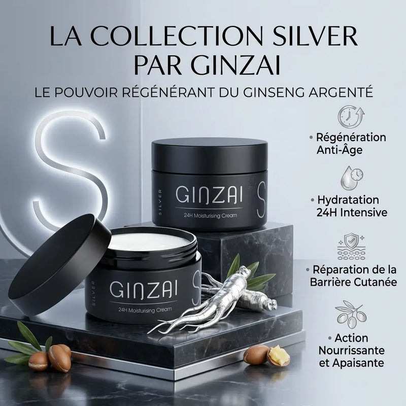 Crème Visage Hydratante 24H au Ginseng - GINZAI - Elohé Beauty