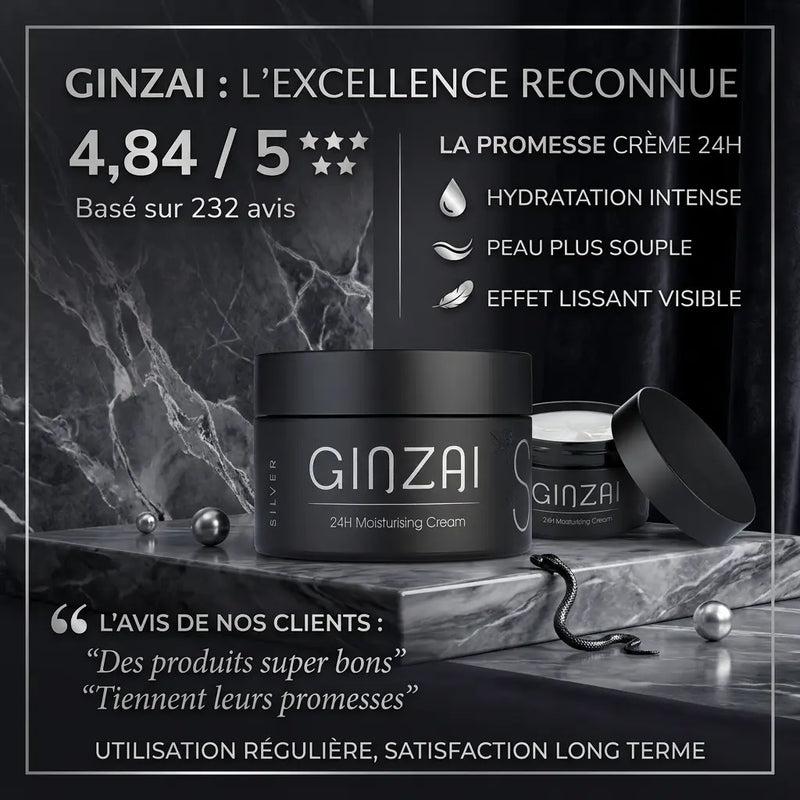 Crème Visage Hydratante 24H au Ginseng - GINZAI - Elohé Beauty