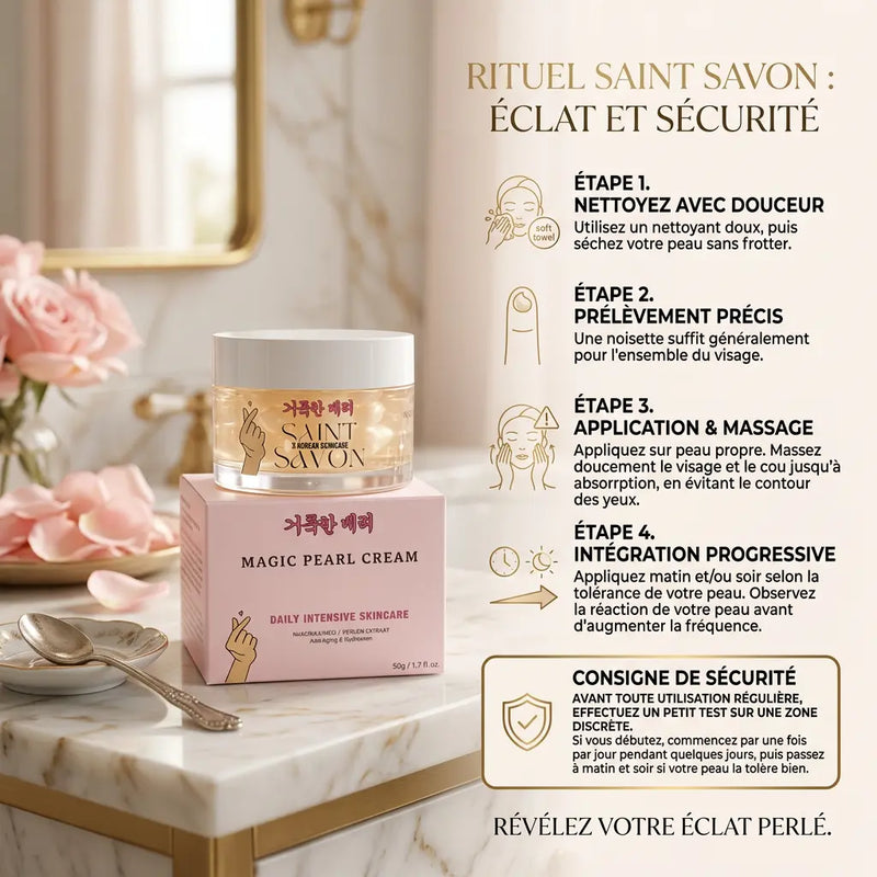 Magic Pearl - Crème capsule visage 50 g – Soin coréen premium - Elohé Beauty