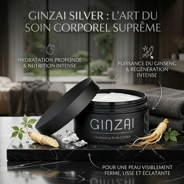 Crème hydratante corps au ginseng – Peau douce, souple et éclatante - GINZAI - Elohé Beauty