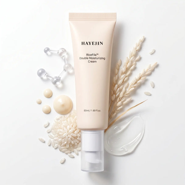 Crème Visage Hydratante Légère hypoallergénique à l'Acide Hyaluronique 50 ml - HAYEJIN HAYEJIN