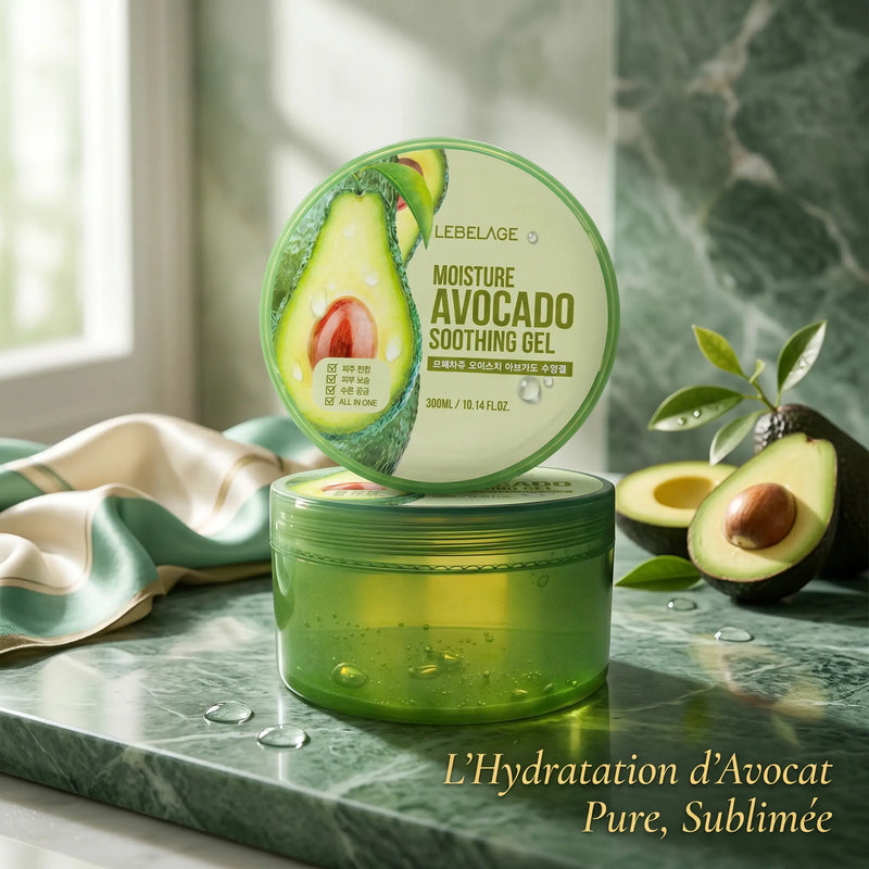 Gel Nourrissant & Éclat Naturel à l'extrait d'avocat 300ml - Corps & Visage - Elohé Beauty