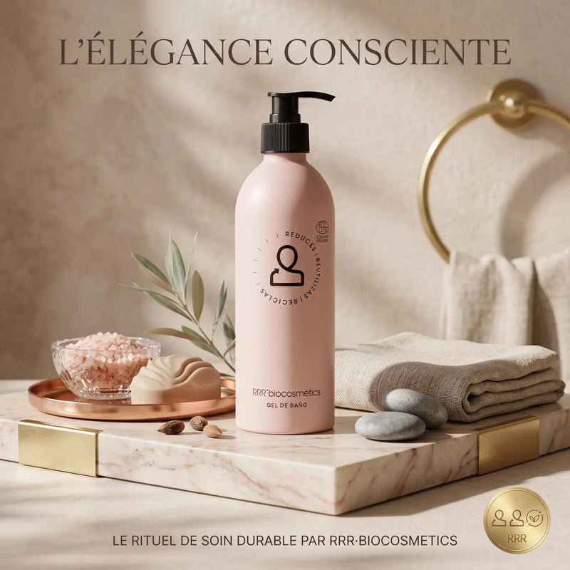 Gel de Bain Écologique 500 ml – RRR’biocosmetics - Bio, Vegan & Cosmos Organic - Elohé Beauty