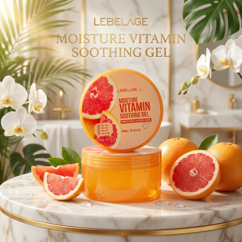 Gel Éclat du teint anti-tâches, antioxydant & fermeté 300 ml à l'extrait de Vitamine C - Visage & Corps Lebelage