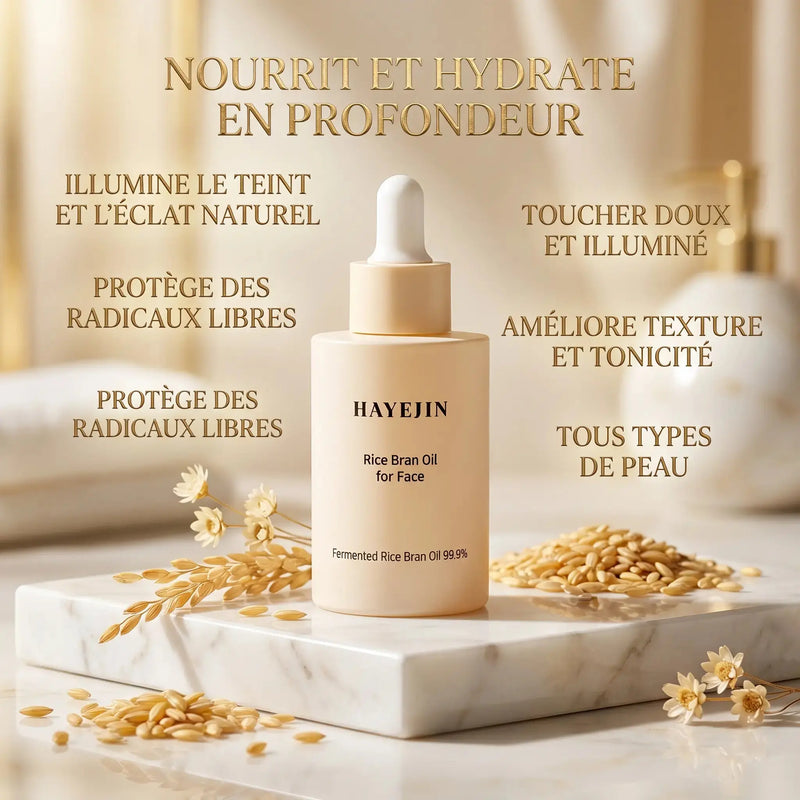 Huile de Visage à base de 99,9% Riz Fermenté 30 ml - HAYEJIN HAYEJIN