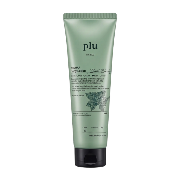 Lotion Corporelle 200 ml - Hydratante & Rafraîchissante - Eucalyptus & Basilic - PLU PLU
