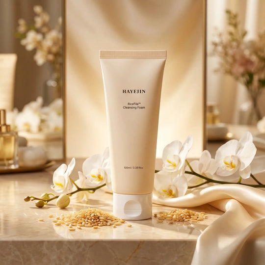 Gel nettoyant visage Hypoallergénique aux Micro-Bulles de Riz Fermenté 100 ml - HAYEJIN HAYEJIN