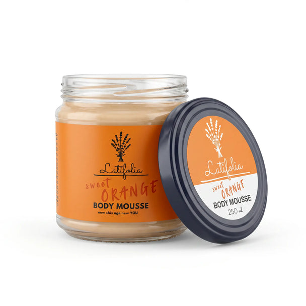 Mousse Corporelle Orange & Noix de Coco Scintillante 230 ml – Soin Hydratant  – Latifolia Latifolia