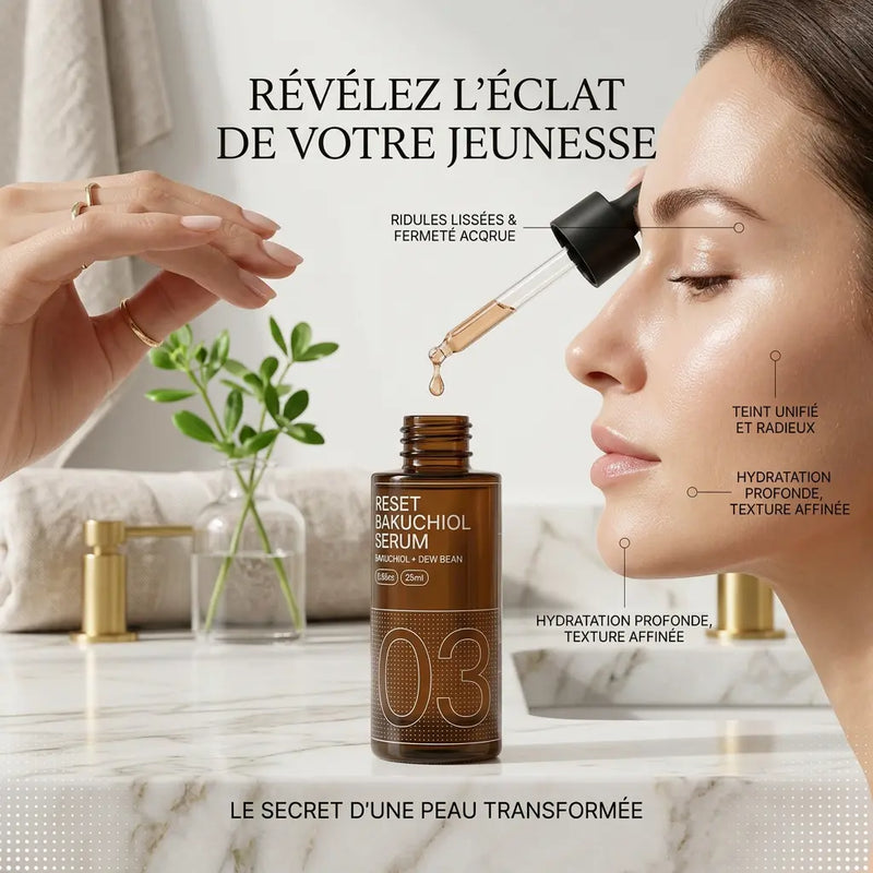 Sérum Reset au Bakuchiol - Sérum anti-âge apaisant pour peaux sensibles - Routinely Routinely