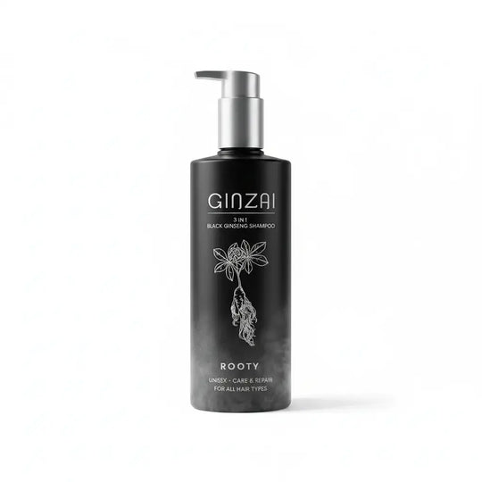 ROOTY - Shampooing 3 en 1 au Ginseng Noir GINZAI Ginzai