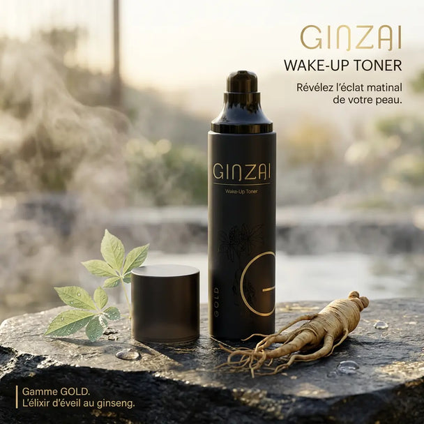 Tonique Réveil pour le visage au Ginseng - GINZAI Ginzai