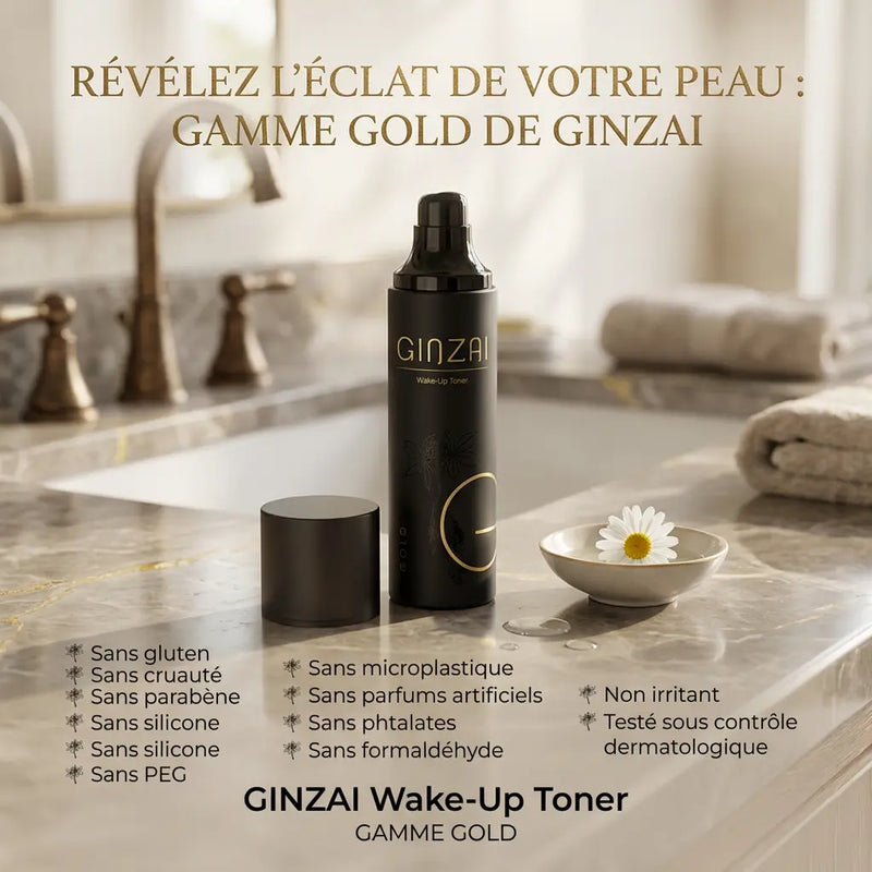 Tonique Réveil pour le visage au Ginseng - GINZAI Ginzai