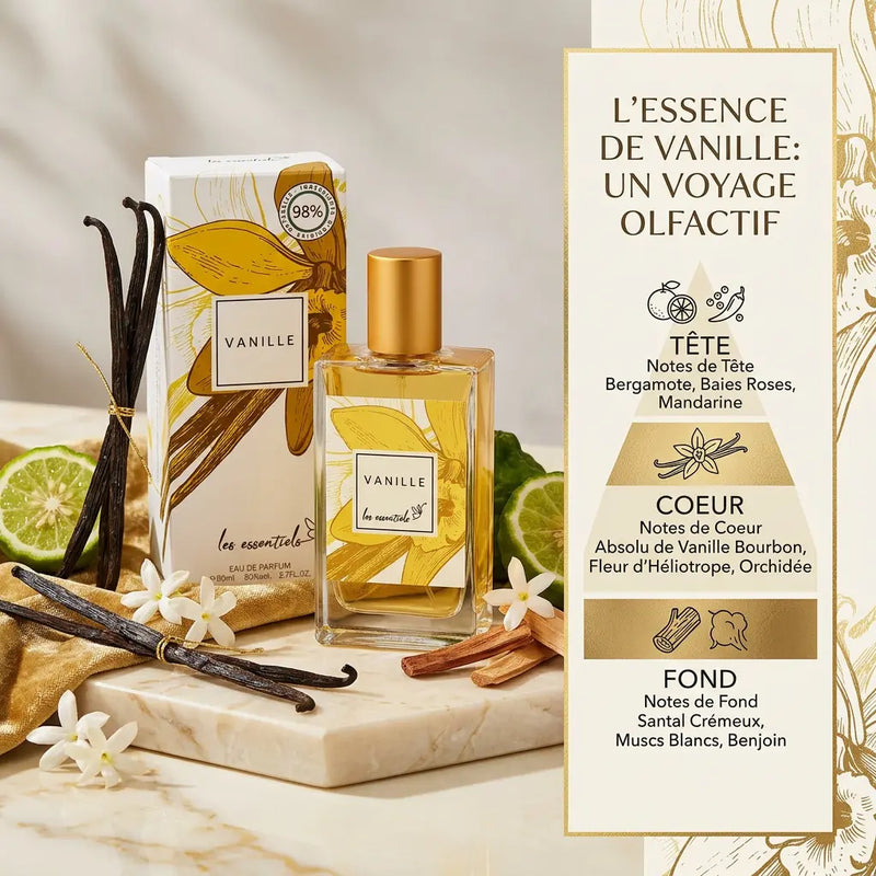 Vanille – Eau de Parfum 80 ml - Parfum Mixte - Longue Tenue L'Office des Parfums