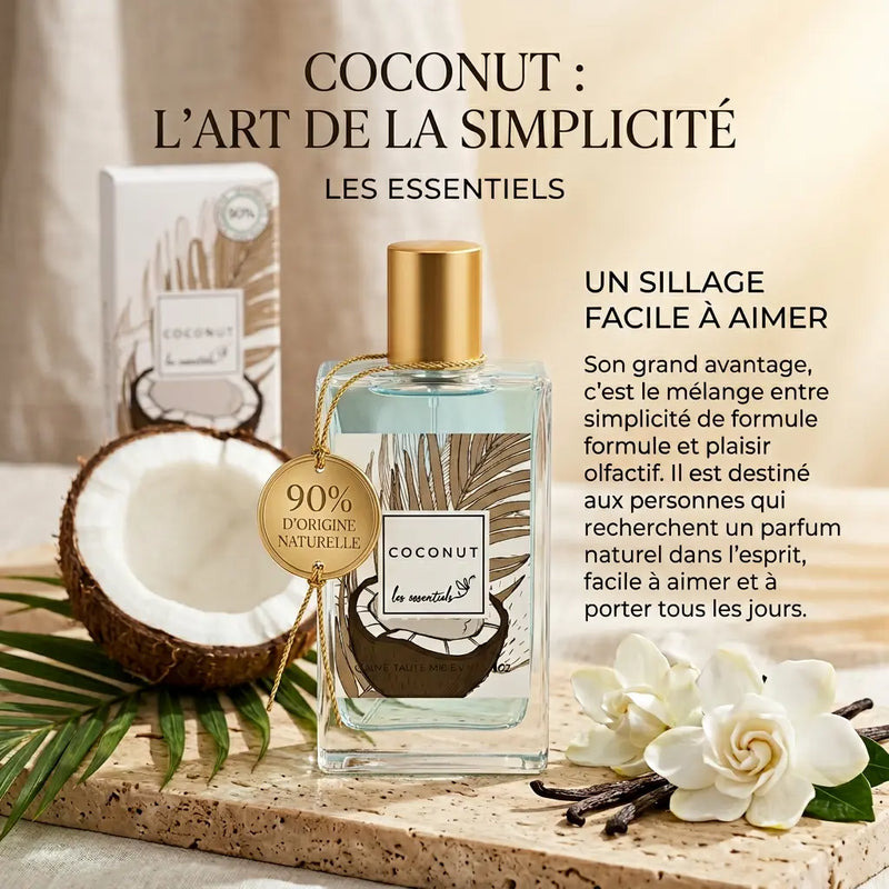 Coconut – Eau de Parfum 80 ml - Parfum Mixte - Longue tenue L'Office des Parfums
